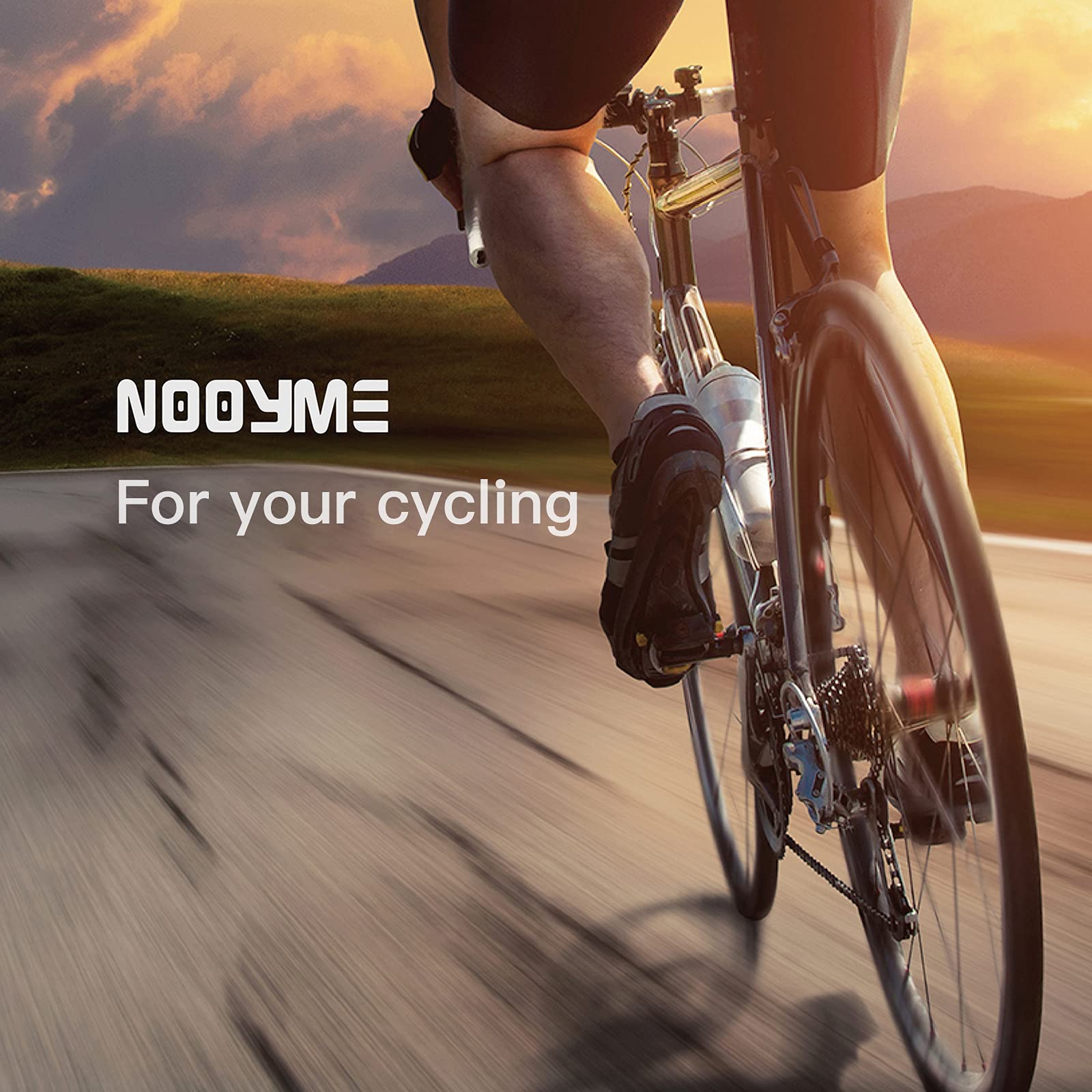 NOOYME Damen Radlerhose mit Sitzpolster 4D - Schnelltrocknend, Elastisch, Kurze Radlerhose mit breiterem und dichterem Polster 7