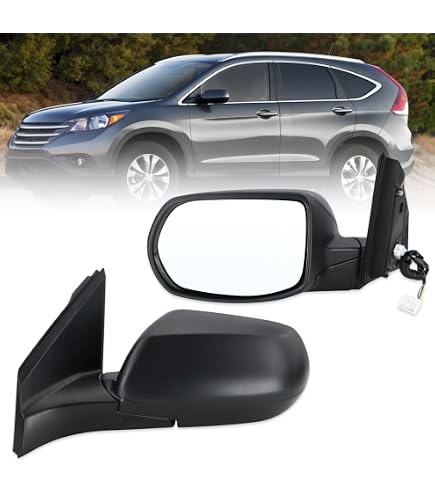QUARKZMAN Espejo Retrovisor Derecho Con Calefacción Para Honda CR-V 2007-2011 – Reemplazo Directo, Cristal Gran Angular