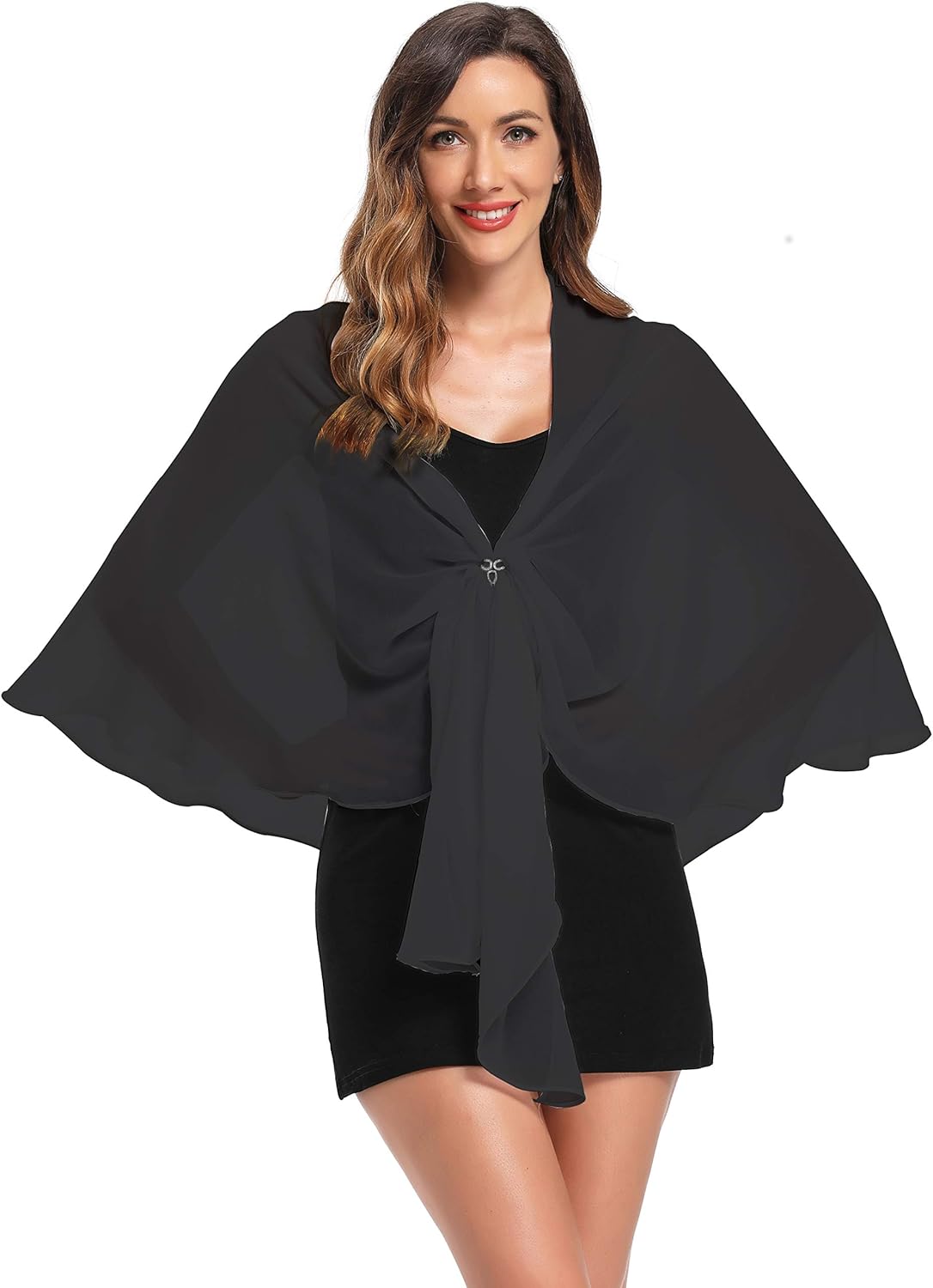 chiffon capes and wraps