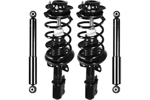 Peforway 4PCS Front & Rear Struts Shock Absorbers Assembly Fit for Chevy Cobalt 2005-2010 / HHR 2006-2011, for Pontiac G5 2007-2009 / Pursuit 2005-2006, Replace 172179R 172179L 349043