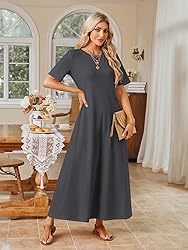 MEROKEETY Women's 2025 Spring Summer Casual Maxi