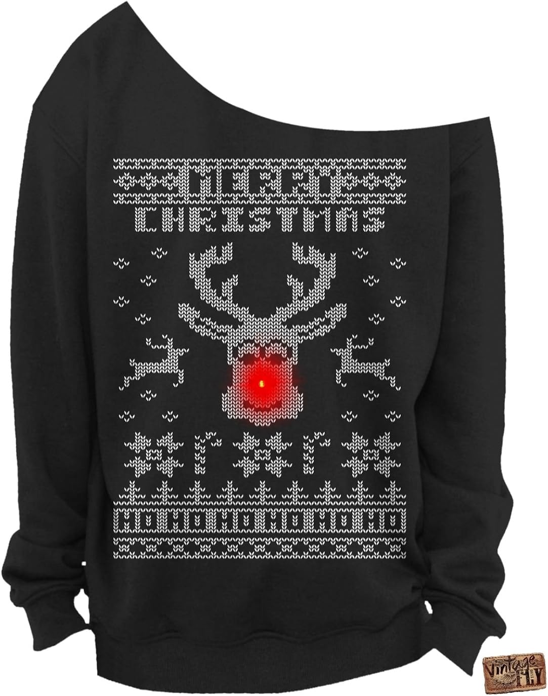 Ugly Christmas Sweater Rudolph 