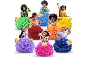 Phoenix Party 8 Encanto Birthday Party Supplies Lsabella Centerpieces for Girl Party Supplies Magic Tables Flowers Desk Decorations Party Favor