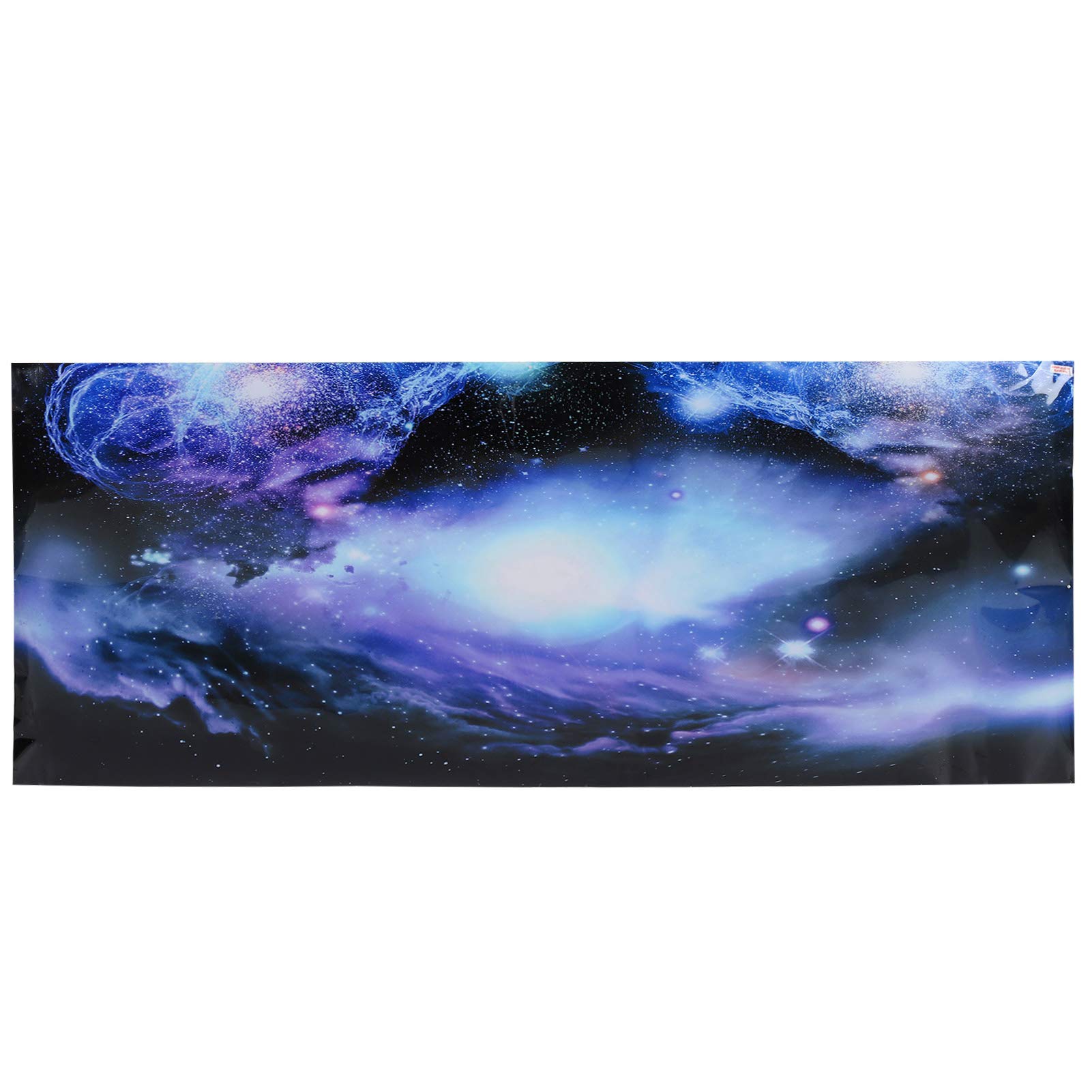 Zerodis Aquarium Sticker, PVC Wallpaper Fish Tank Decorative Pictures Aquarium Background Sticker Background Poster (Cosmic Galaxy)