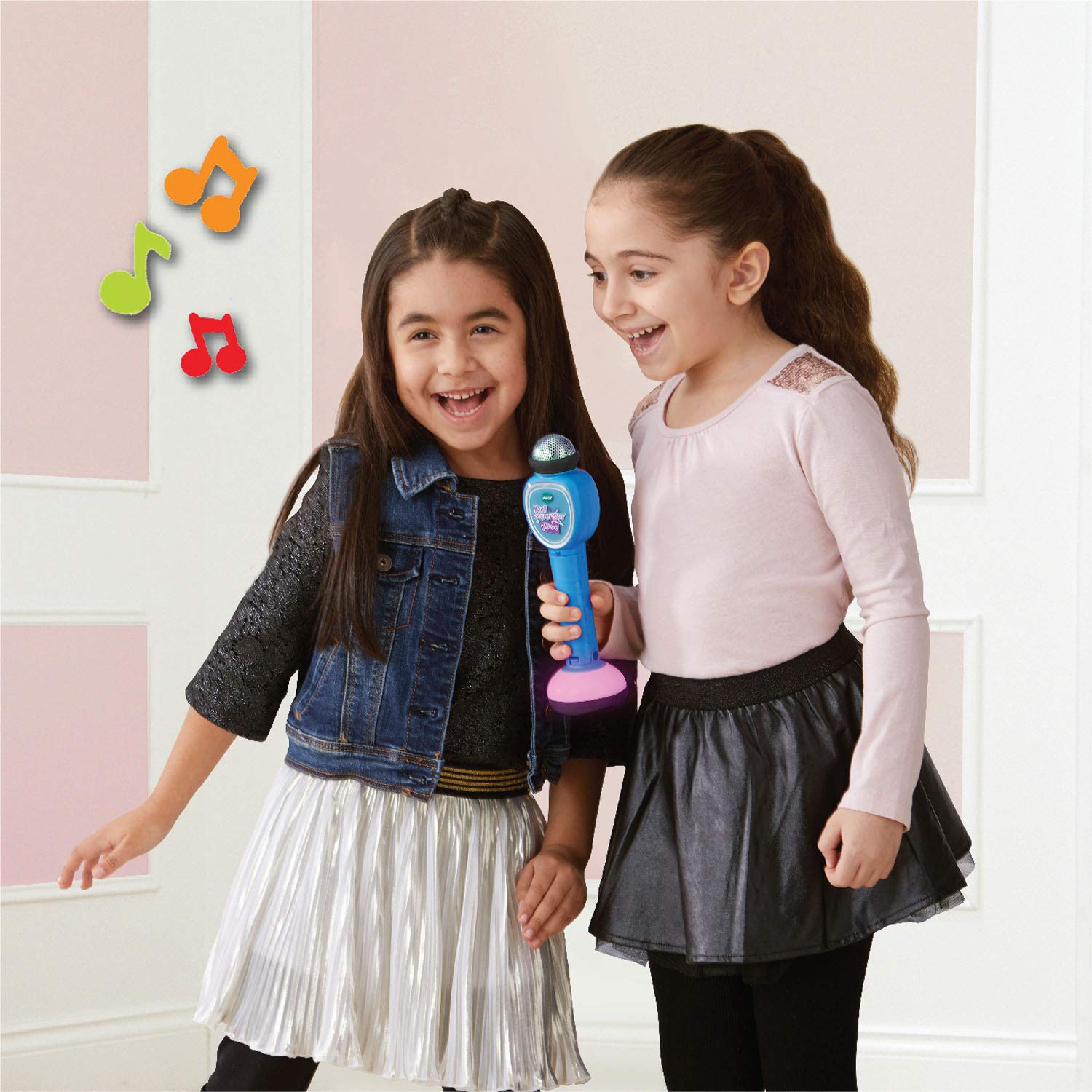 vtech kidi star music magic microphone blue