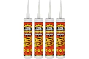Durvol RV Flexible Sealant Caulking Clear Pack-4