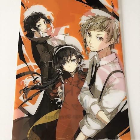 Amazon 文豪ストレイドッグス 春川35 原作絵 クリアファイル 芥川龍之介 泉鏡花 中島敦 文スト アニメ 萌えグッズ 通販