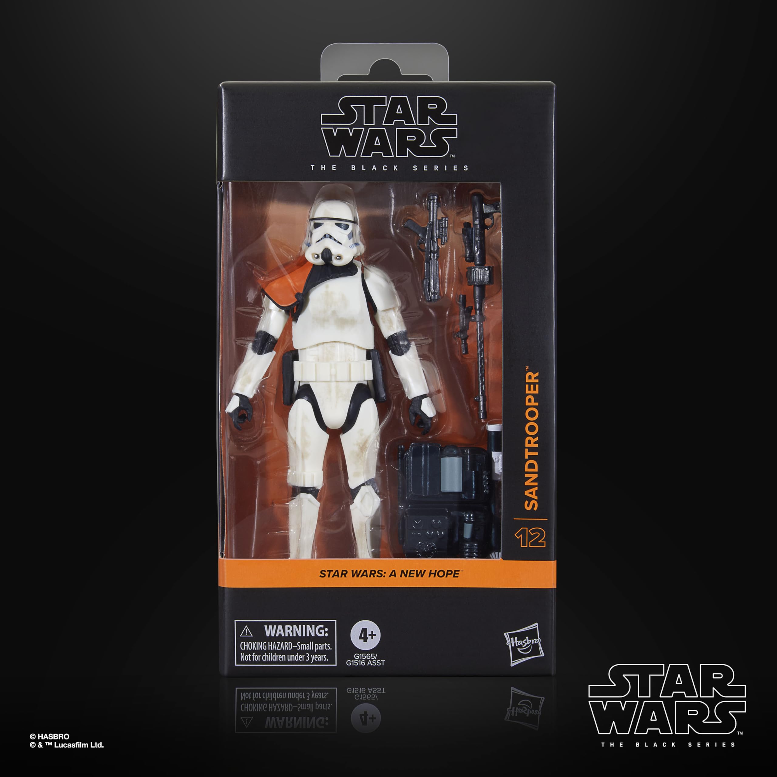 Star Wars The Black Series Sandtrooper, Neue Hoffnung Premium Action-Figur zum Sammeln (15 cm) 2