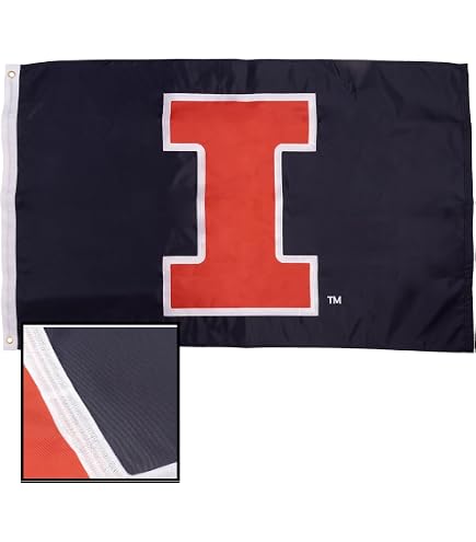 Desert Cactus University Of Illinois Flagge – 90x150 Cm, 100% Polyester, Zweiseitig Bedruckt
