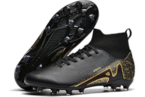 CNNBG Soccer Cleats for Womens Mens Outdoor Unisex Turf Shoes Youth Rugby Shoes Adult AG FG TF Football Boots Wide Training Sneaker