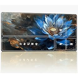Tabletop Card Playmat with Magic Zones, 24 x 14