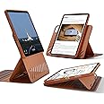 ESR for iPad Pro 11 Inch Case (2022/2021/2020/2018, 4th/3rd/2nd/1st Generation), Removable Magnetic Cover, Adjustable Portrait/Landscape Stand with Raised Display View, 9 Standing Angles, Brown