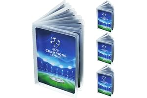 Chivao 4 Packs Wallet Insert Plastic Credit Card Holder Wallet Credit Card Sleeves for Photo Insert for Bifold or Trifold(6 Pages)