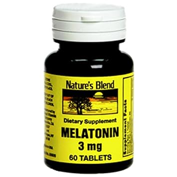 Image Unavailable. Image not available for. Color: Natures Blend Melatonin 3 mg ...
