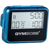 Gymboss Interval Timer and Stopwatch - Teal/Blue Metallic Gloss
