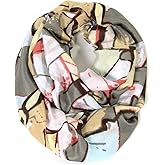 Scarfand's Mixed Colors Oil Paint Versatile Lightweight Fashion Infinity Scarves Head Wrap