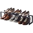 Yamazaki Expandable Home Adjustable, Small | Steel | Shoe Rack, Single, Black