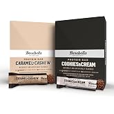 Barebells Protein Bar Variety Pack, Caramel Cashew &amp; Cookies &amp; Cream | Enjoy two fan-favorite flavors with 20g of protein per bar and no added sugar in this convenient 24-bar pack.
