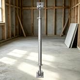 Adjustable Wall Brace 52"- 68" Telescopic Concrete Forms Shoring | Turnbuckle Formwork Stabilizer Heavy-Duty Galvanized Steel Welding Concrete Tools for Construction Column Wall Pour