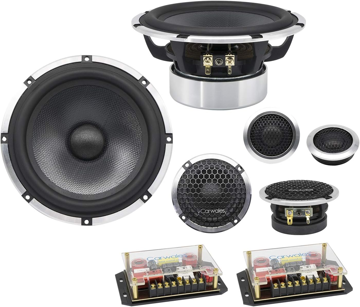 Carwales Car Speakers Set CL65 3L 6.5 Inch Composite Threeway