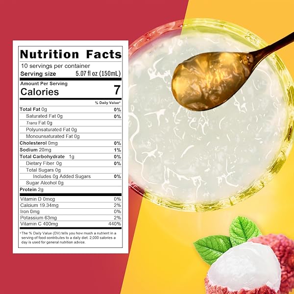 HETHSTIA KONJAC JELLY LYCHEE FLAVOR SQUEEZE POUCH WITH COLLAGEN PEPTIDES, LOW CALORIE(7 KCAL), GLUTEN-FREE, KETO, VITAMIN C DRINKABLE HEALTHY FRUIT SWEET SNACKS & GIFTS, 10 PACKS, ZERO SUGAR