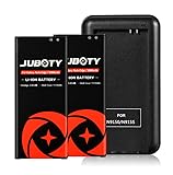 Note Edge Battery JUBOTY 2X 3000mAh Replacement