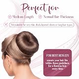 Andlane Hair Bun Maker French Twist Fold Wrap Snap Women Brown Light Brown 2 view 3