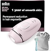 Braun Silk-Expert Mini IPL1111 Corded IPL Hair Removal Device, at Home Laser Hair Removal for Women and Men with Pouch, Venus Razor