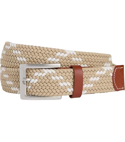 vineyard vines Reversible Leather Heritage Stripe Belt  display picture 2