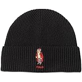 POLO RALPH LAUREN Men's Holiday Bear Beanie - Polo Black