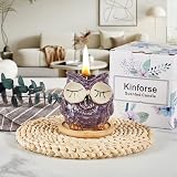 Kinforse Lavender Owl Scented Soy Candle Gift Set 4.3 oz view 6