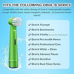 8 Pcs Electric Kid Toothbrush Replacement Heads