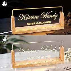 Ships Next Day, Custom Name Plate for Desk