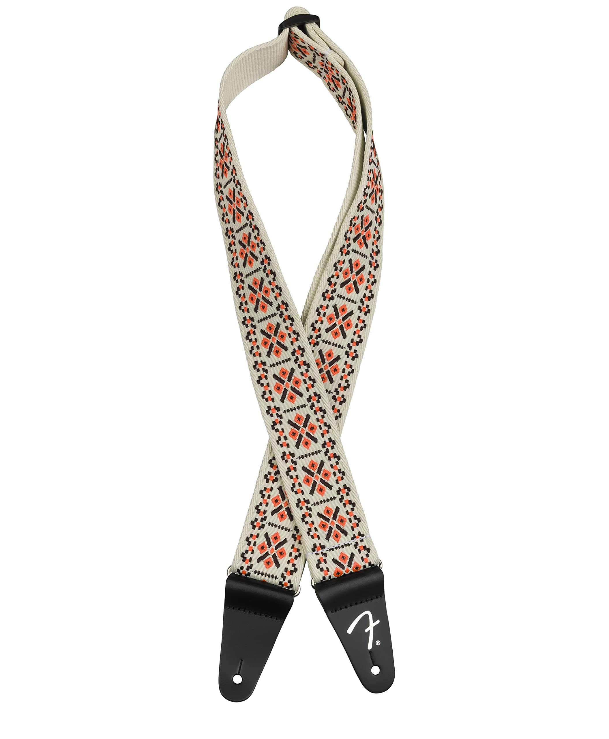 Fender Pasadena Woven Guitar Strap - LATTICE ORNG