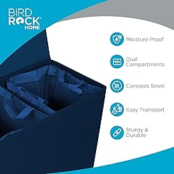 BIRDROCK HOME Laundry Hamper with Lid | Removable