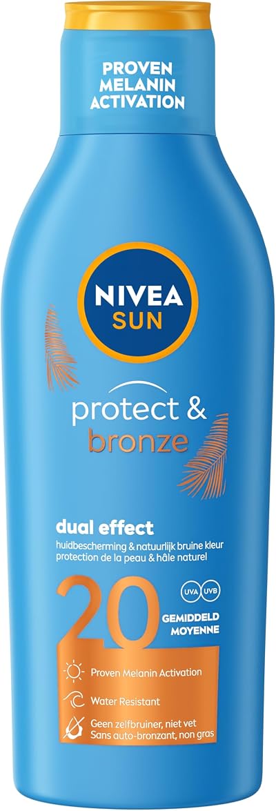 Nivea Sun Protect Bronze Lotion SPF20 200g - Natural Tan Support