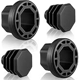 Teyva Daily 2 Pack Lacrosse Sliding End Cap Butt End Sliding Replace | Lacrosse Stick Butt End Caps Hockey Stick Supplies Sturdy &amp; Easy to Install Lightweight Durable