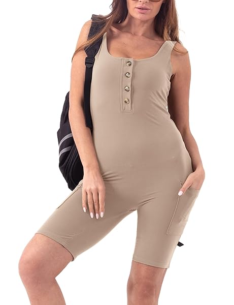 SUNNYBUY WOMEN’S SUMMER WORKOUT ROMPER ATHLETIC ONE PIECE...