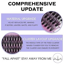 Lash Clusters Individual Cluster Lashes 40D+3D Mink
