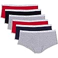 Tommy Hilfiger Women's Intimate Underwear Basics Cotton-soft Boyshort Panties, 6-pack