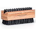 Fendrihan Dual Sided Wood Nail Brush with Black Boar Bristles 3.7" (Made in Germany)