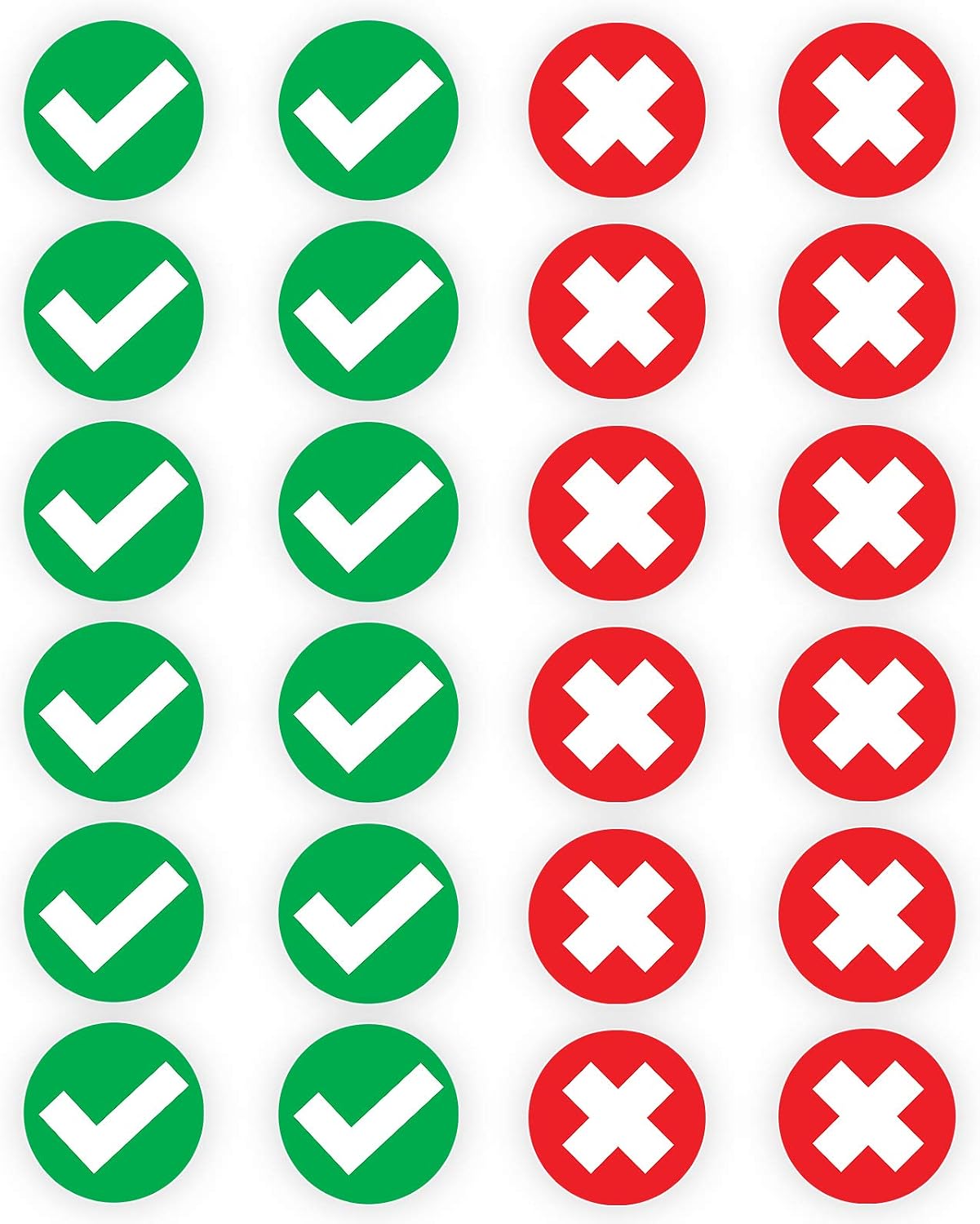 Pack of 24 Do Not Sit Here Sign Self Adhesive Waterproof Vinyl Stickers 65mm x 65mm V1168, Green, 65 x 65 mm