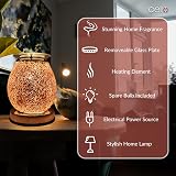 Cello Rose Gold Mosaic Touch Electric Wax Burner Diffuser view 4