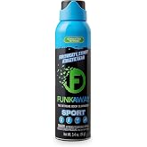 FunkAway Sport Odor Eliminator Spray (3.4 oz) Deodorizer Spray for Shoe Smells, Sports Gear, and Hard-to-Clean Items, Odor Neutralizer that Attacks Funk at the Source