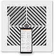 Flair Smart Register Supply Vent 8x8 (White), AC Vent Cover for Walls and Ceilings.