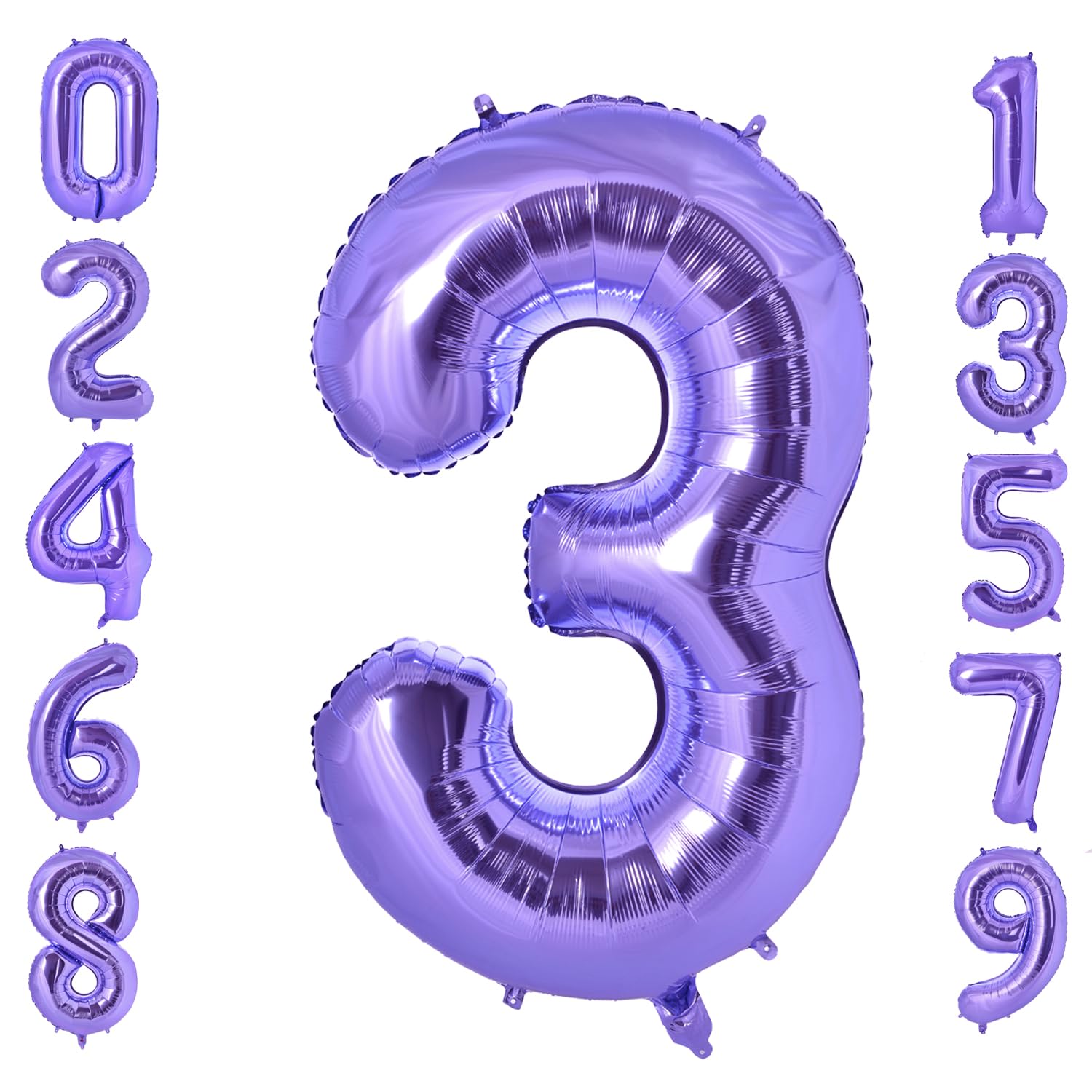 Vonokee 40 Inch Giant Number Balloons 0-9, Jumbo