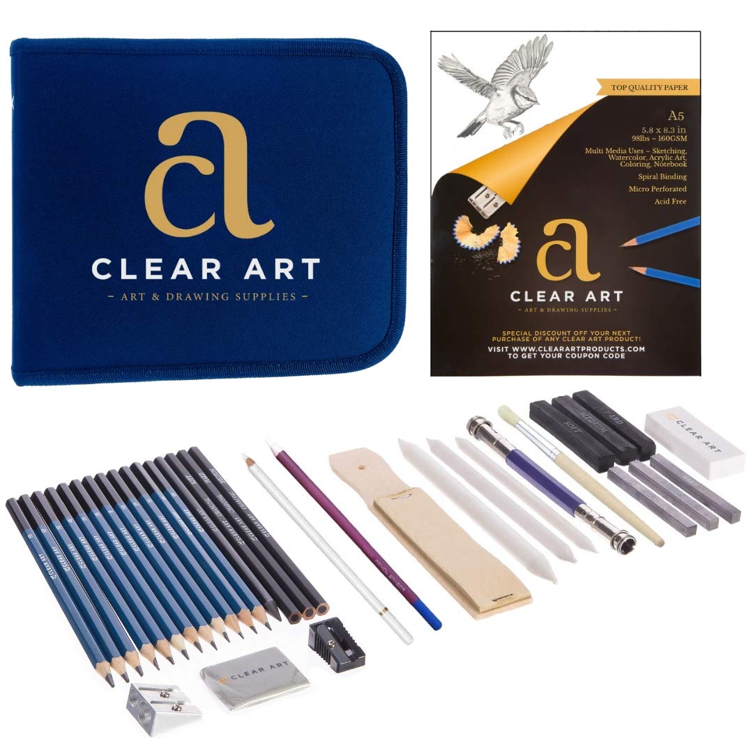 Professional Art Kit Sketching & Drawing Set Art Amazon.in