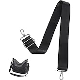 Wide Purse Strap Replacement, Adjustable Belt Canvas Bag Crossbody Handbag|Thickened Solid Color Purse Straps Replacement with Metal Hooks