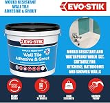 EVO-STIK Mould Resistant Wall Tile Adhesive & Grout White 2.5L 2-in-1 view 3