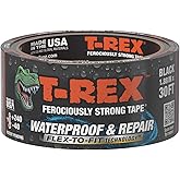 T-Rex Flexible Waterproof Tape - Heavy Duty Adhesive Waterproofing Tape for Repair, Leaks, Roof Patches - Extreme Weather & U
